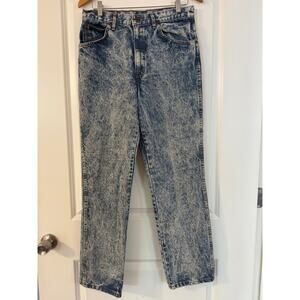 Vintage H.I.S. Blues Men’s Acid Wash Straight Leg Jeans USA Made 30